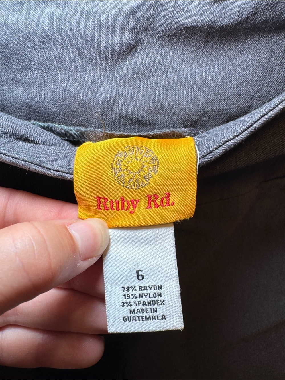 Ruby Rd. Black Straight Leg Pull-On Jeans - Picture 4 of 13